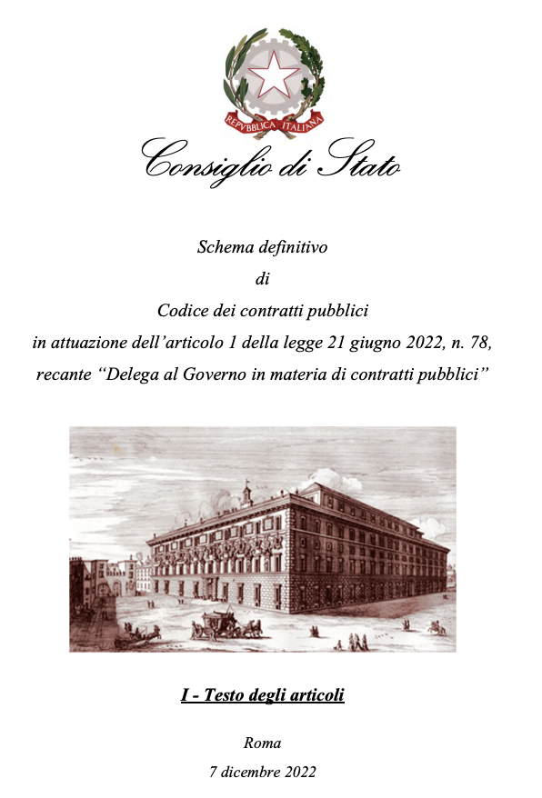 Codice dei contratti pubblici