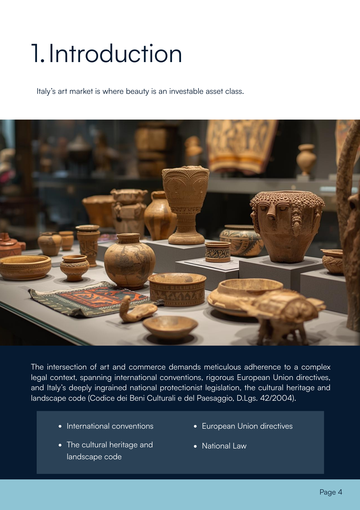 The art market in Italy: a compliance guide for global stakeholders

