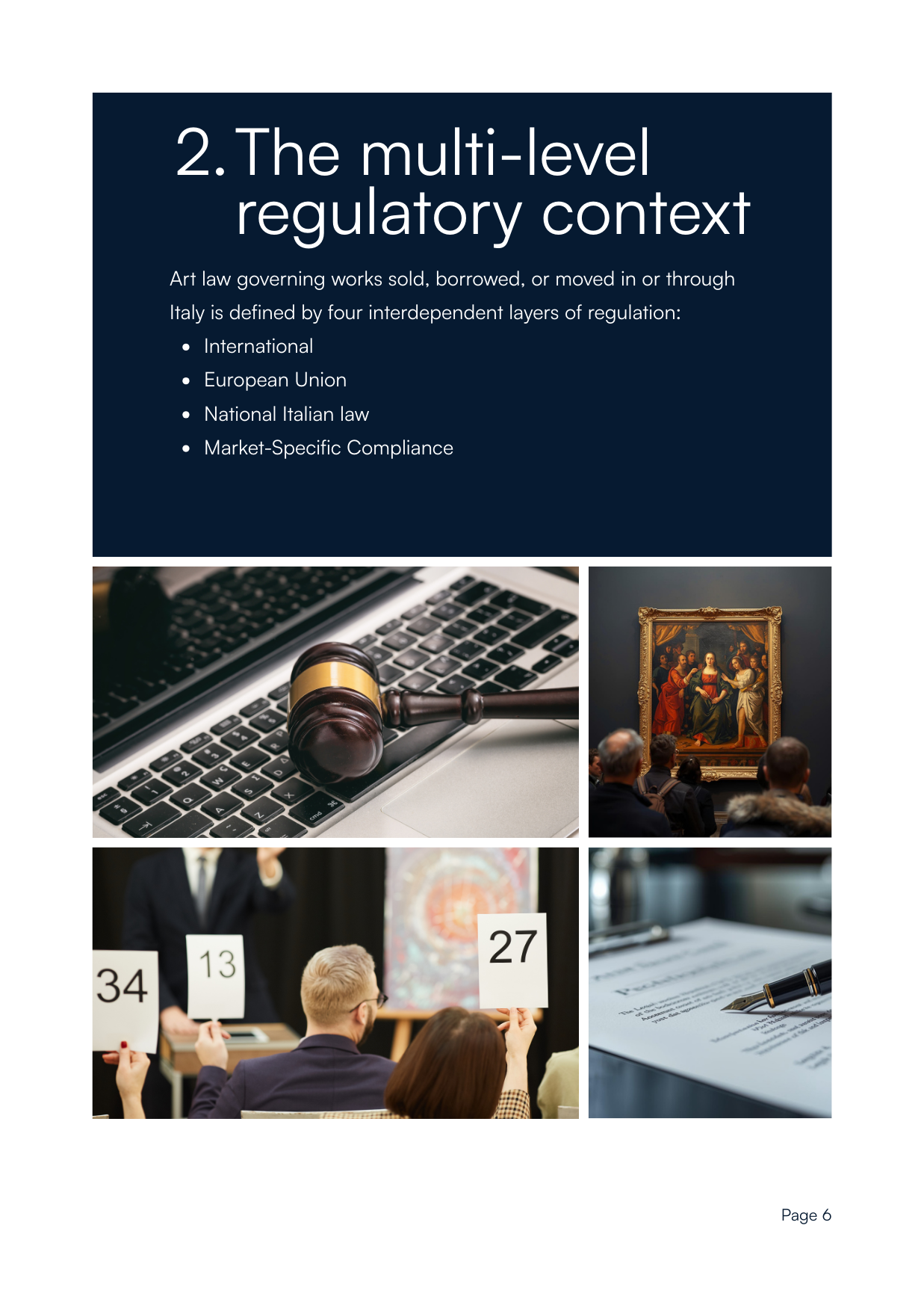 The art market in Italy: a compliance guide for global stakeholders
