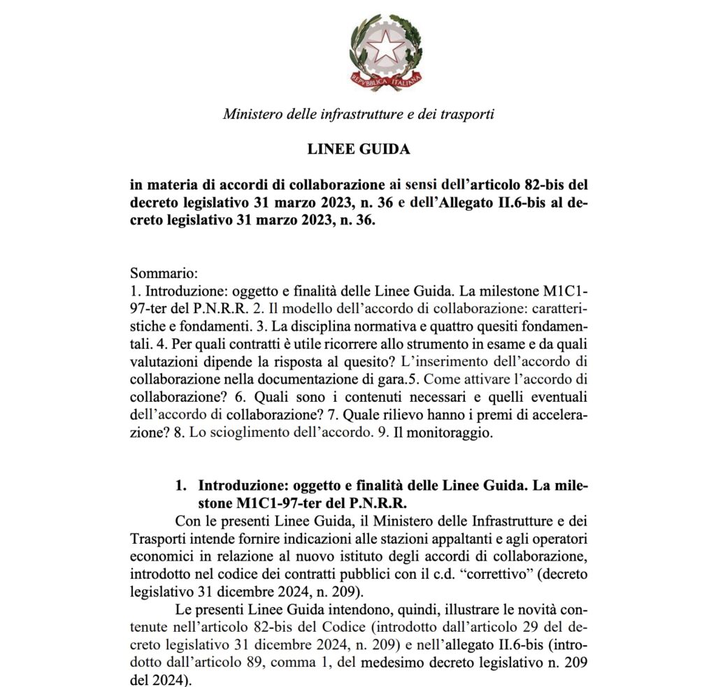 PNRR: pubblicate sul sito del MIT le nuove linee guida - Piselli & Partners